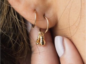 Gold Charm Earrings