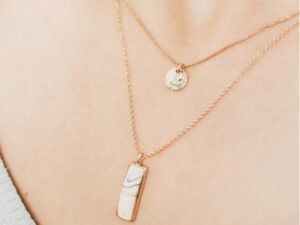 Double Pendant Necklace